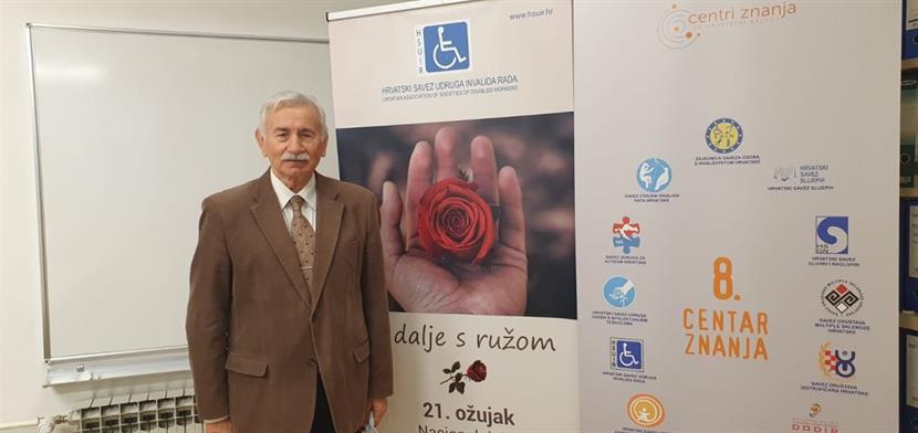 Slika: PORUKA PREDSJEDNIKA HRVATSKOG SAVEZA UDRUGA INVALIDA RADA