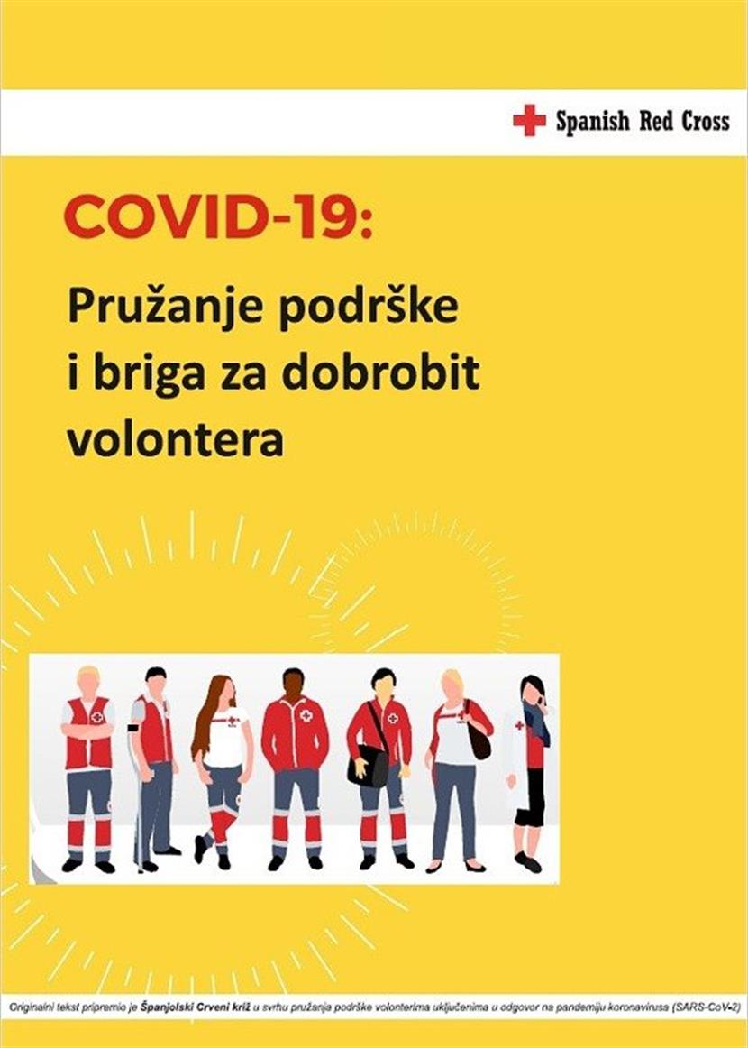 Slika: PRIRUČNIK COVID-19: PRUŽANJE PODRŠKE I BRIGA ZA DOBROBIT VOLONTERA