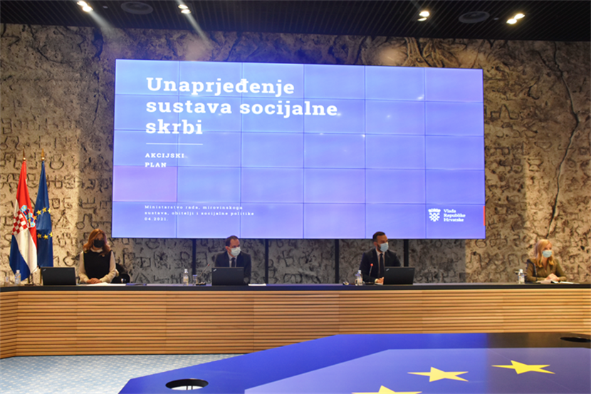 Slika: PREDSTAVLJEN AKCIJSKI PLAN UNAPRJEĐENJA SUSTAVA SOCIJALNE SKRBI