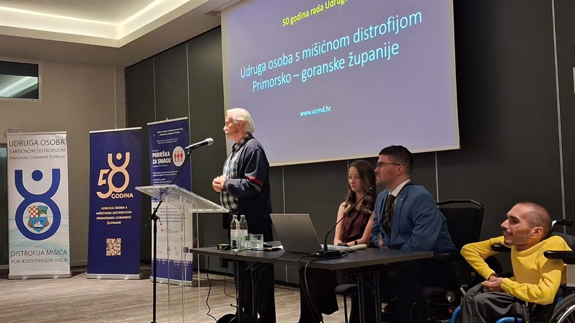 Slika: U OPATIJI OBILJEŽENO 50 GODINA DJELOVANJA UDRUGE OSOBA S MIŠIĆNOM DISTROFIJOM PRIMORSKO-GORANSKE ŽUPANIJE