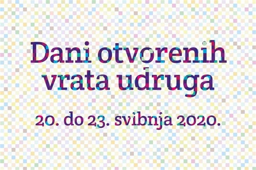 Slika: DANI OTVORENIH VRATA UDRUGA 2020. GODINE