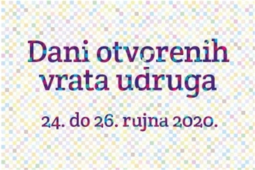 Slika: OBAVIJEST O NOVOM TERMINU DANA OTVORENIH VRATA UDRUGA 2020.