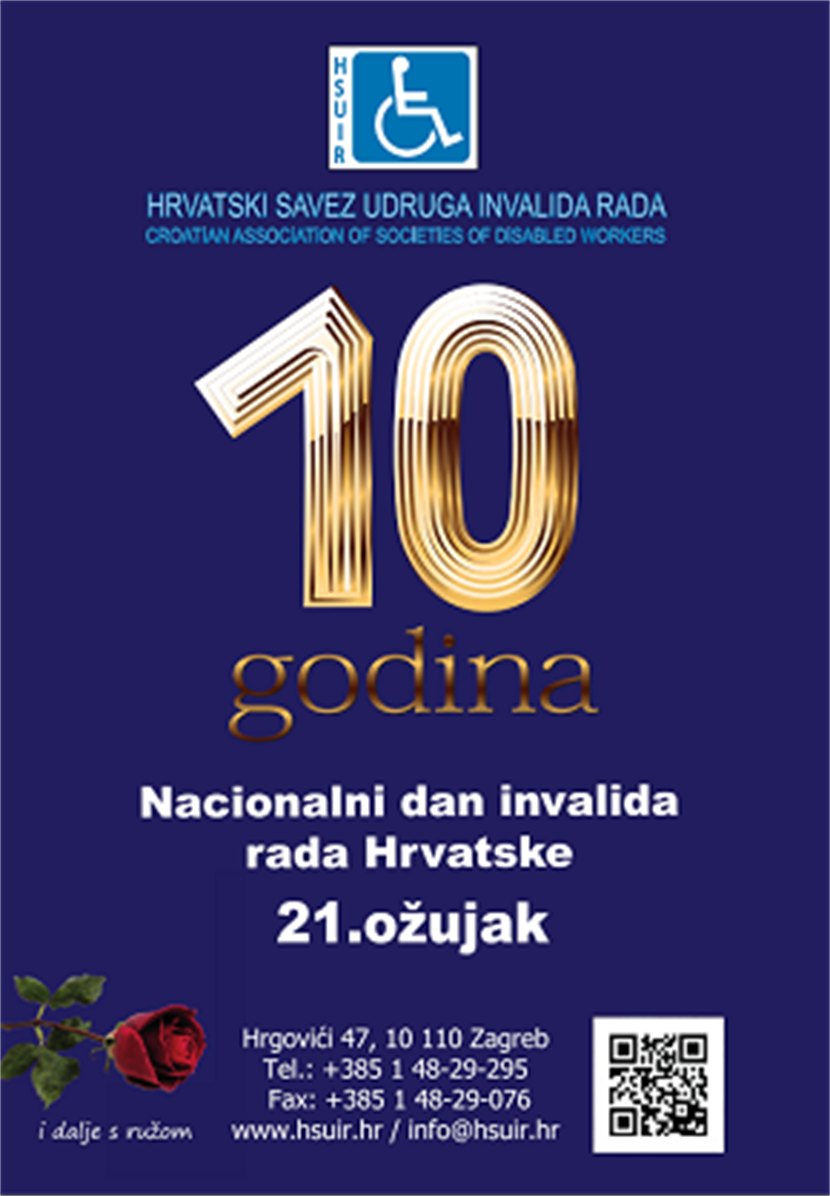 Slika: NACIONALNI DAN INVALIDA RADA HRVATSKE - 21. OŽUJAK - OKRUGLI STOL