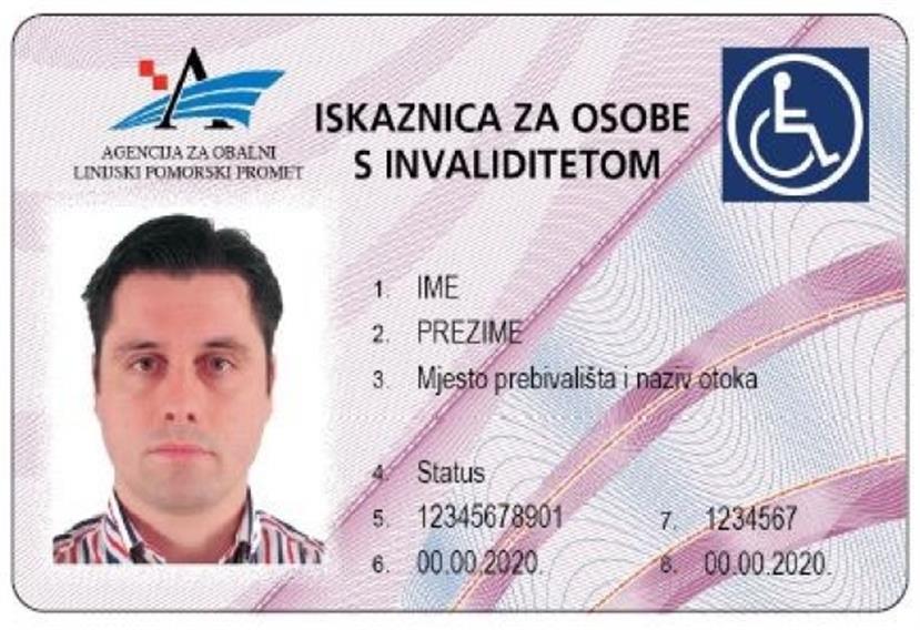 Slika: OD 01. LISTOPADA BESPLATNE KARTE ZA OSOBE S INVALIDITETOM NA TRAJEKTNIM LINIJAMA ISKLJUČIVO ISKAZNICOM ZA OSOBE S INVALIDITETOM