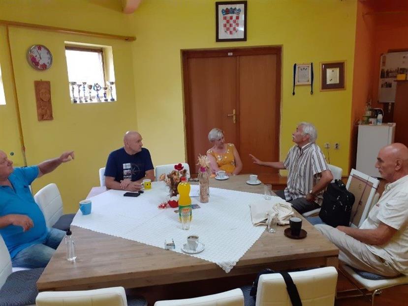 Slika: Radni sastanak u Udruzi invalida rada Osijek