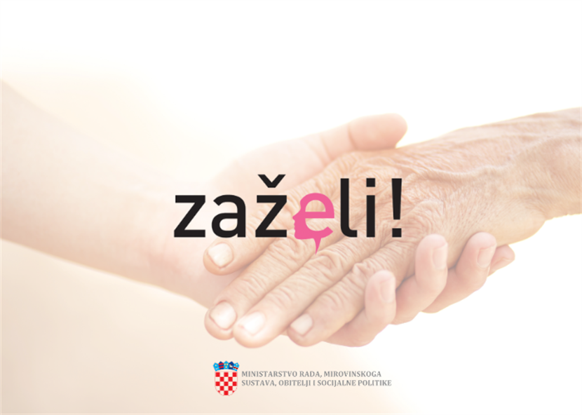 Slika: OBAVIJEST O OBUSTAVI POZIVA ZAŽELI - PREVENCIJA INSTITUCIONALIZACIJE
